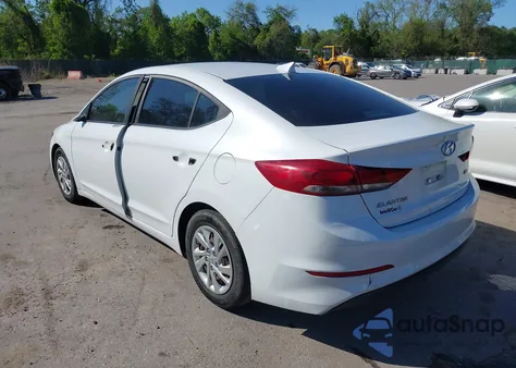 2017 Hyundai Elantra Se from USA, damaged, VIN 5NPD74LF7HH054513